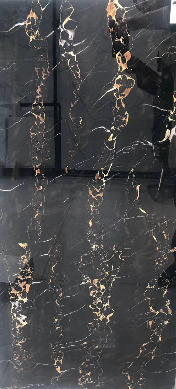 سرامیک دیواری مدل میکل آنژ گلد سایز 120×60 کاشی هیرمند 