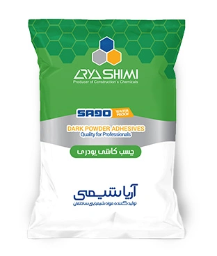 چسب کاشی پودری مدل CP7 سطل 12 کیلویی شرکت آریا شیمی