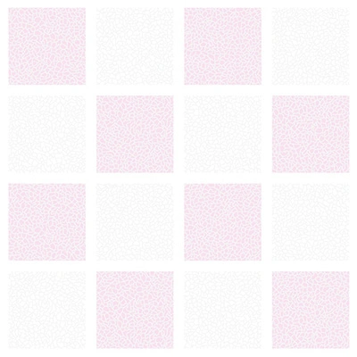 شطرنجی صورتی - کاشی آسیا