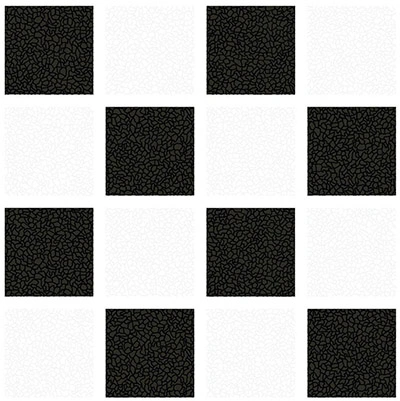 شطرنجی مشکی - کاشی آسیا