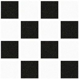 شطرنجی مشکی - کاشی آسیا